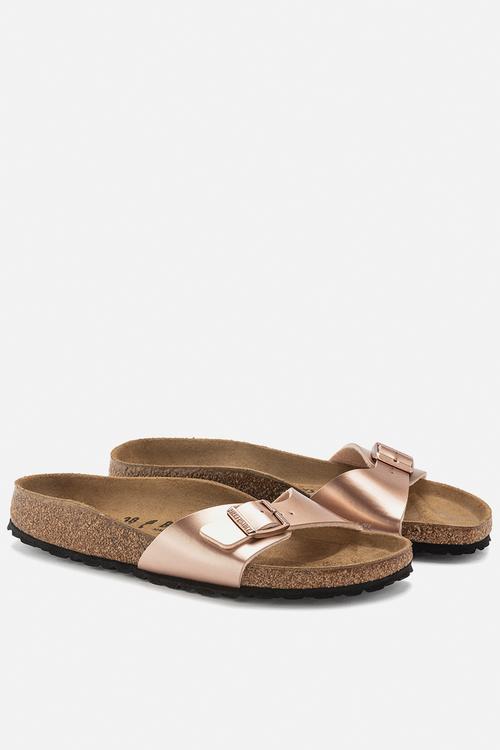 Madrid metallic birko flor narrow - copper