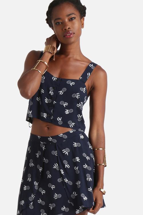 Dream Catcher Crop Tie Detail