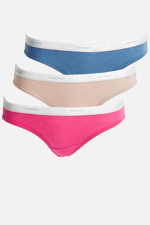3 pack plain bikini - multi