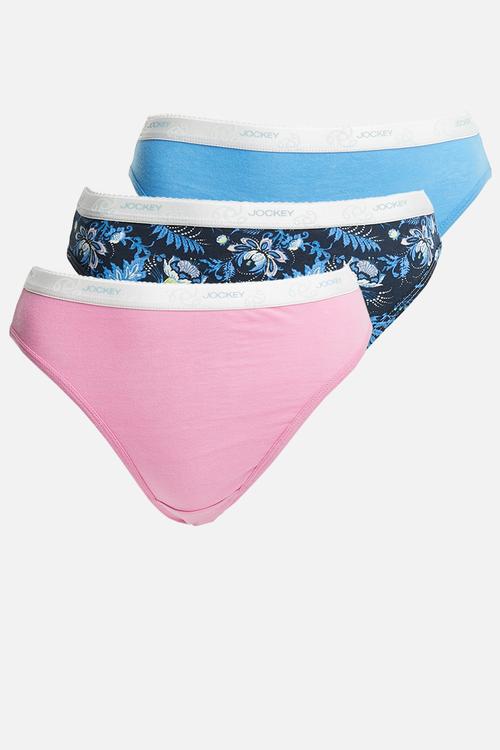 3 pack printed french cut - multi
