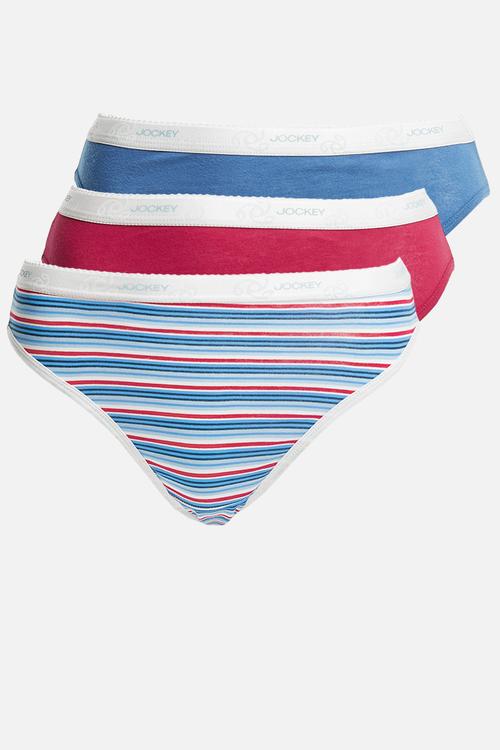 3 pack printed french cut - multi