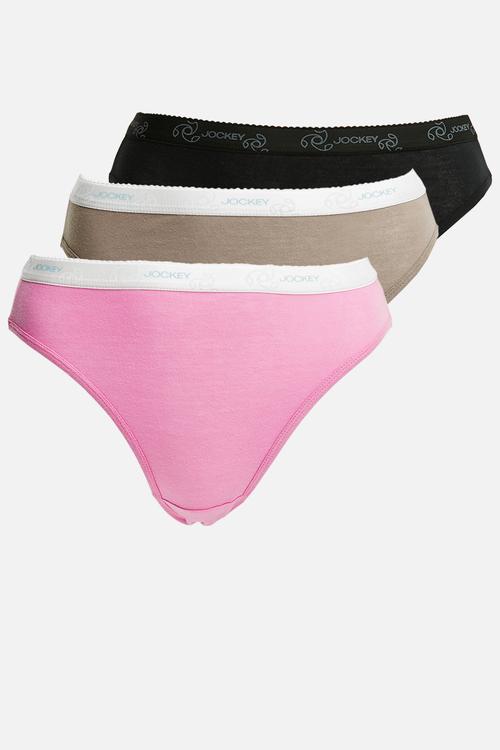 3 pack plain french cut - multi