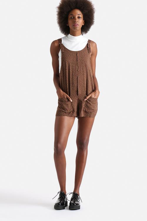 Vintage Disty Floral Romper Playsuit