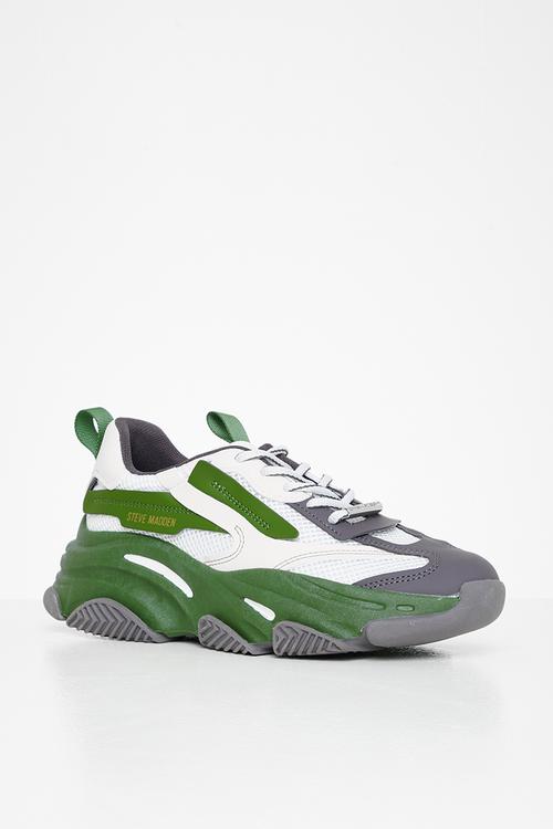 Possession-E Sneaker - white & green