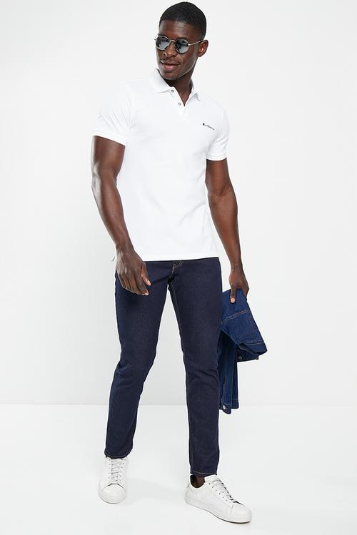 Ben polo short sleeve - white