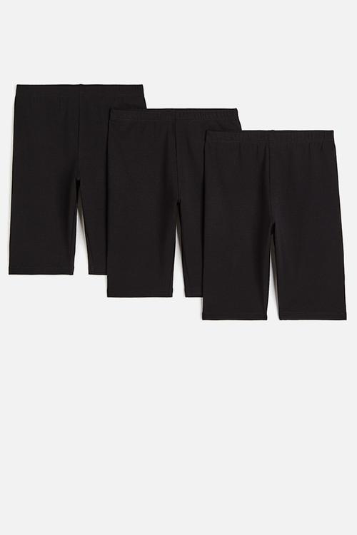 3-pack cycling shorts - black