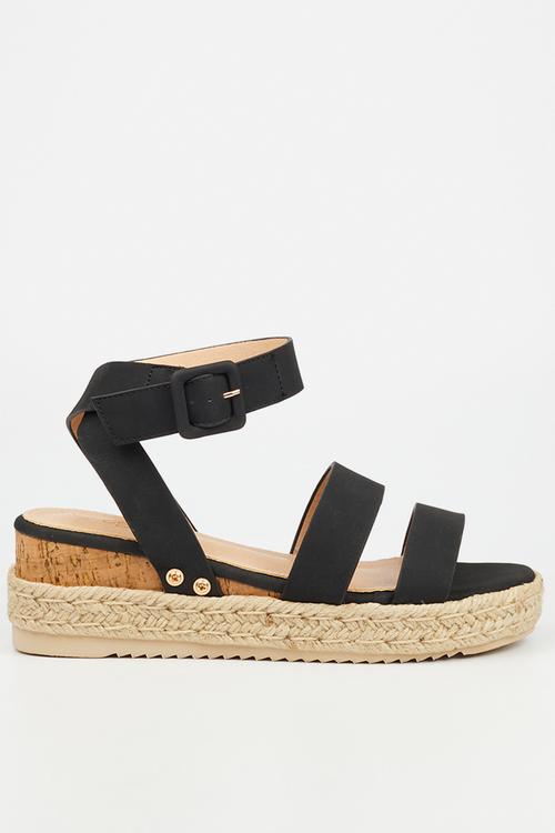 Steffi 2 wedge heel - black