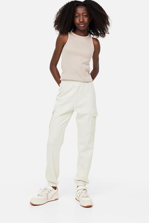 Cargo joggers - light beige
