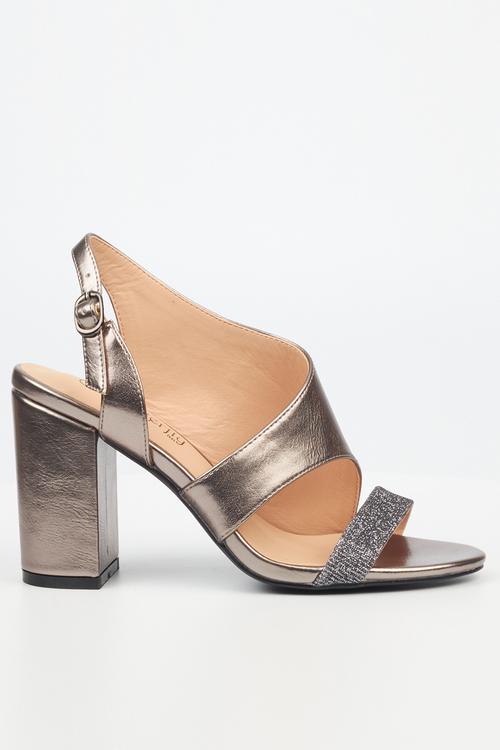Jaci 1 block heel - pewter