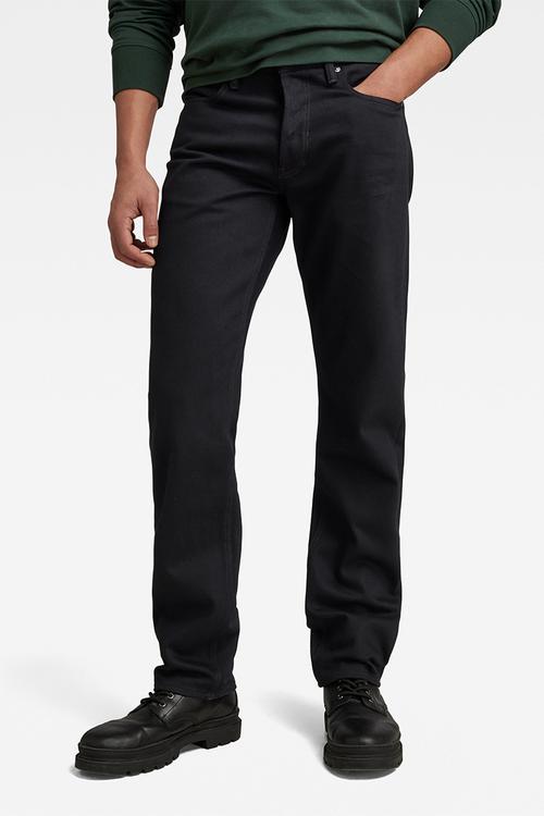 Mosa Straight Nero black stretch denim - pitch black