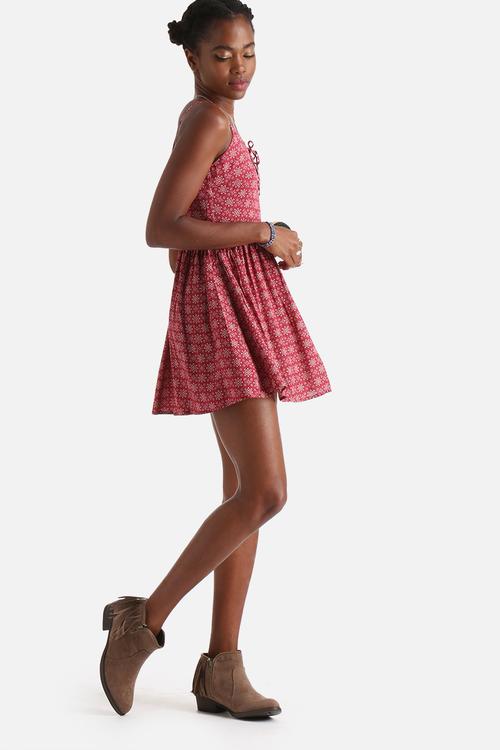 Tile Print Sun Dress