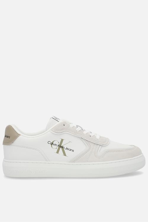 Casual cupsole irregular lines - white/ancient white