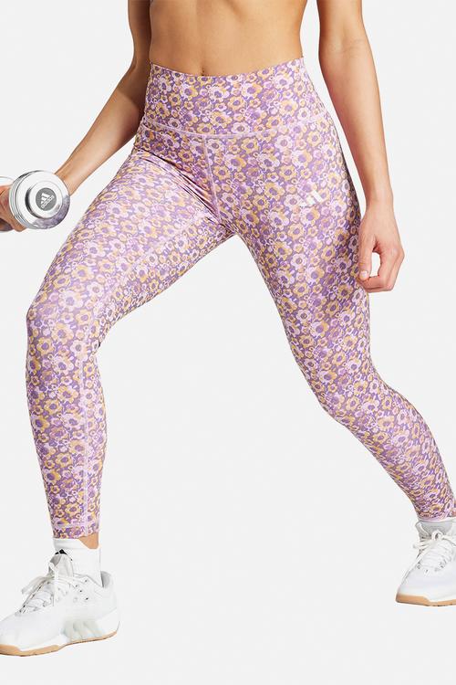 Te aop tights - shadow violet
