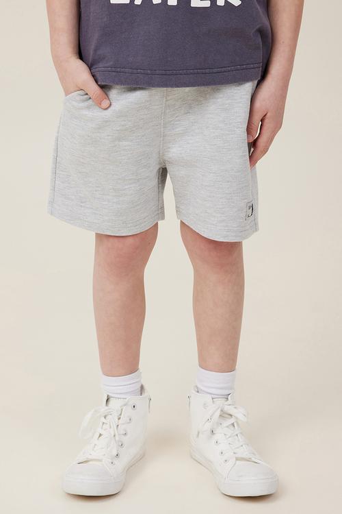 Henry slouch short - fog grey marle core