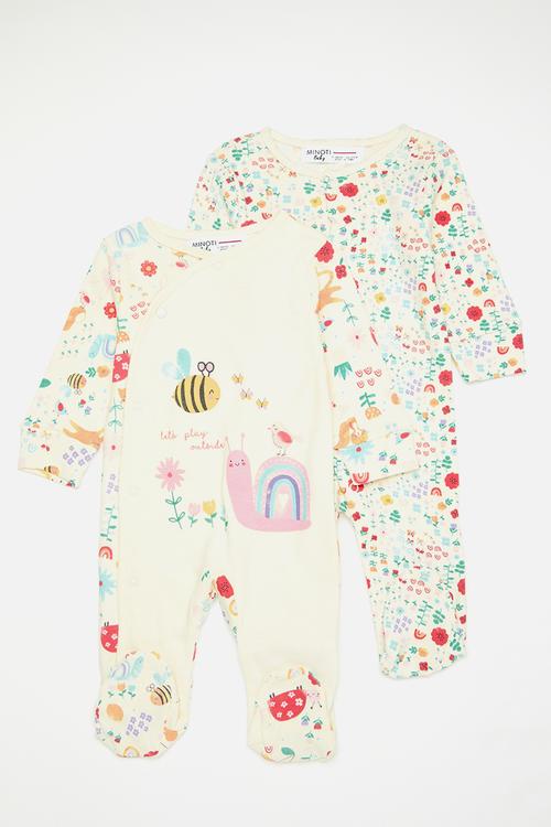 2 Pack sleepsuits - multi 