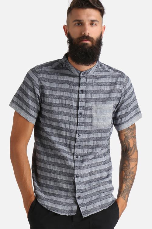 Stripped Short Sleeve Shirt