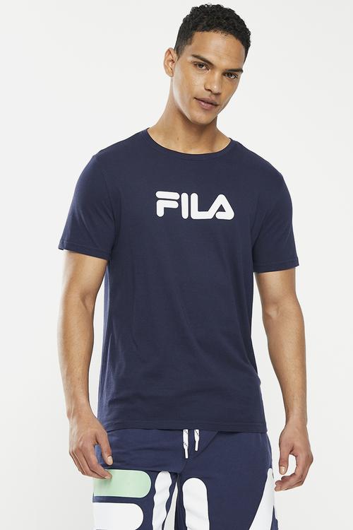 Mono deckle T-shirt - fila blue