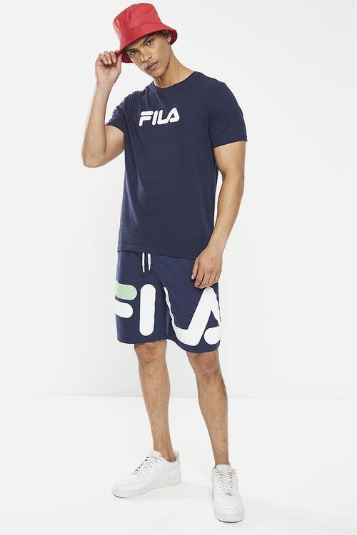 Mono deckle T-shirt - fila blue