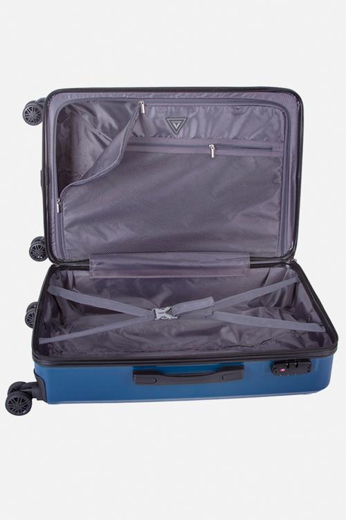 Mahe 4 wheel trolley case - navy blue 