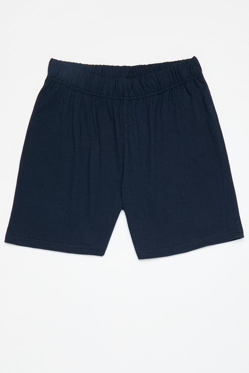 2 Pack cotton short - grey & navy