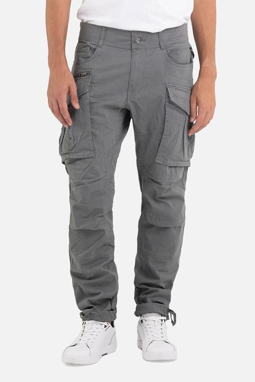 Comfort cotton twill cargo - aviator green 
