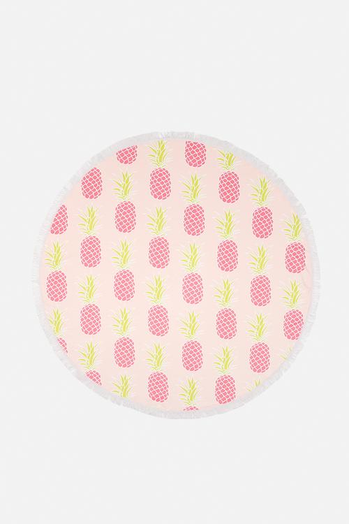 Pineapple Round Towel