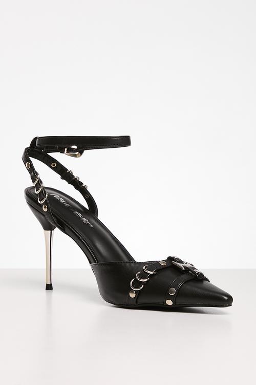 Prowl court heel - black
