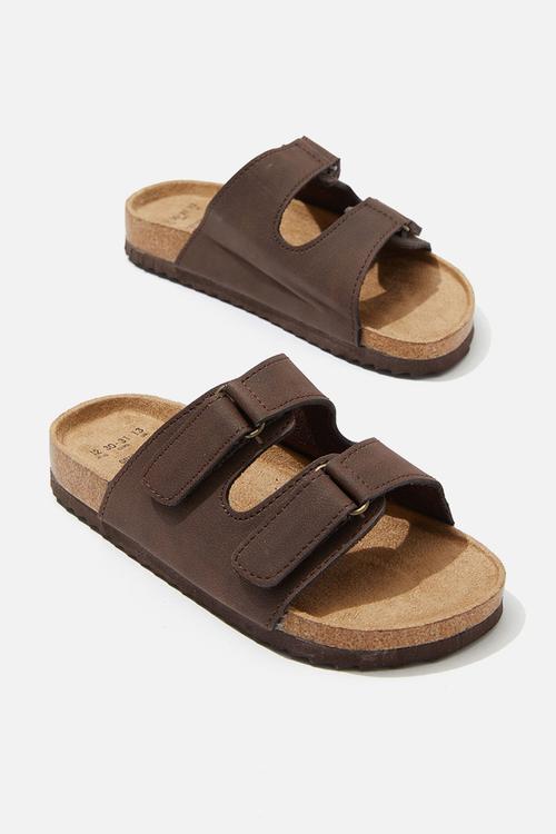 Frankie double strap slide - coco jumbo