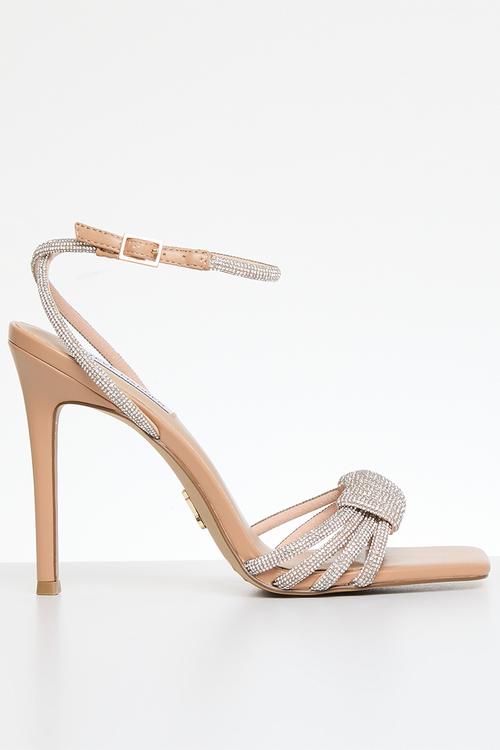 Light up stiletto heel - blush