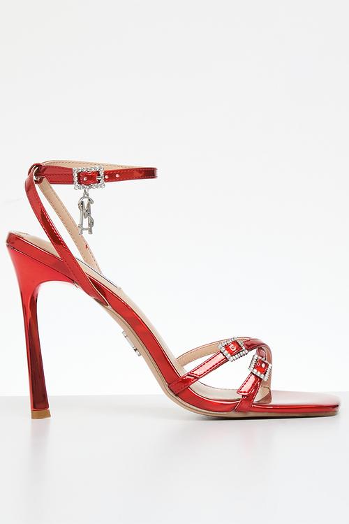 Palacios stiletto heel - fire red