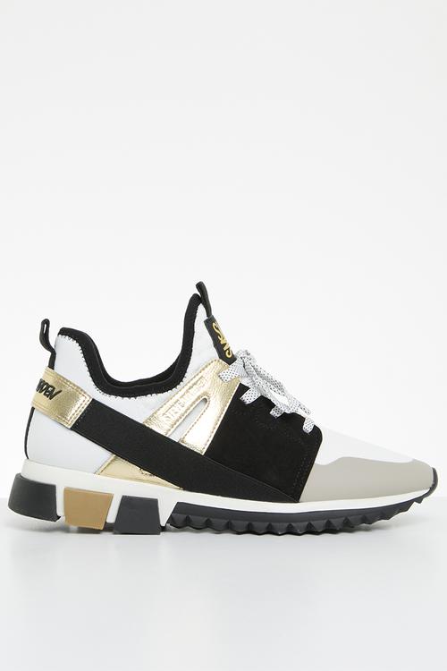 Decend sneaker - black & gold