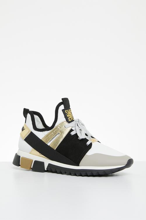 Decend sneaker - black & gold