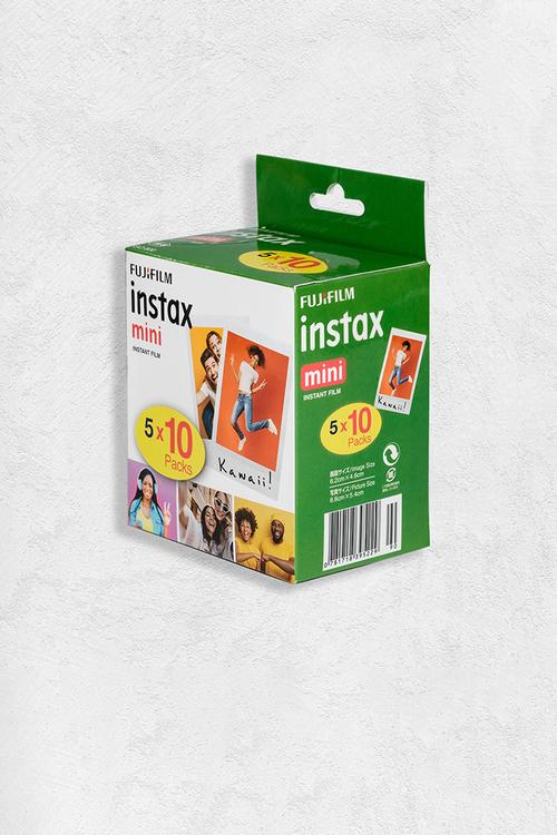 Instax mini film 5pk (50 sheets) - colour
