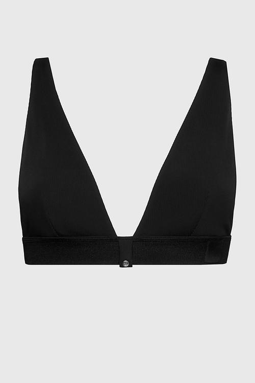 Triangle bikini top - black