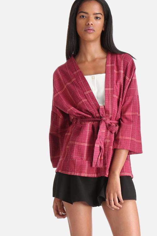 Winthercheck Kimono