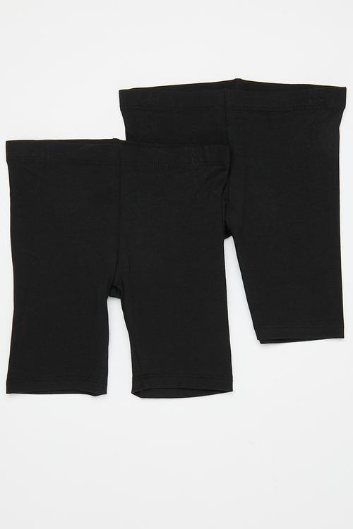 2-Pack cycling shorts - black