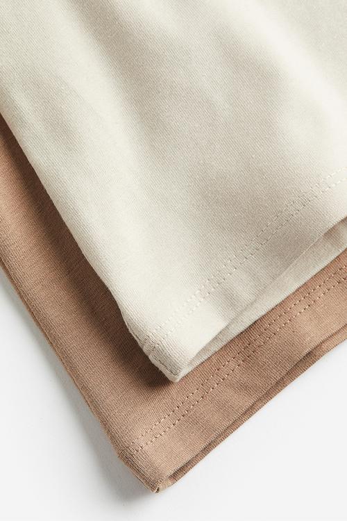 2-Pack jersey tops - beige light beige 