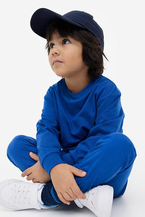 Jersey joggers - bright blue