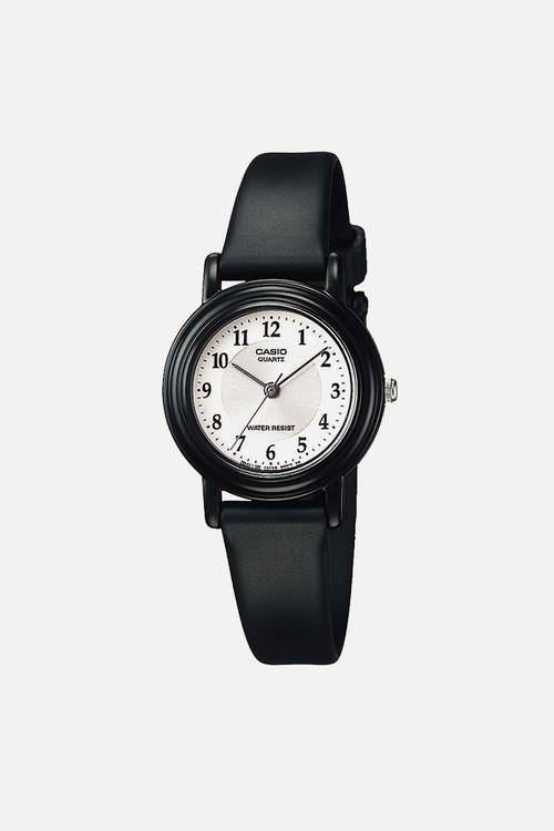 Analog black rect num dial - black