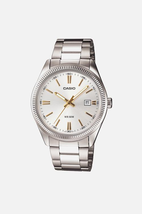 50m analogue date - silver