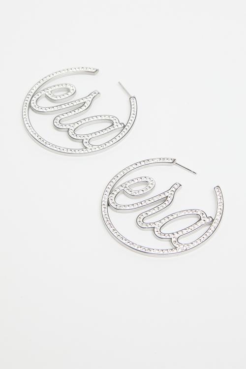 Era Luxe Hoop Earrings - Silver