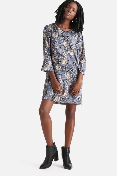 Pais 3/4 Mini Paisley Dress 