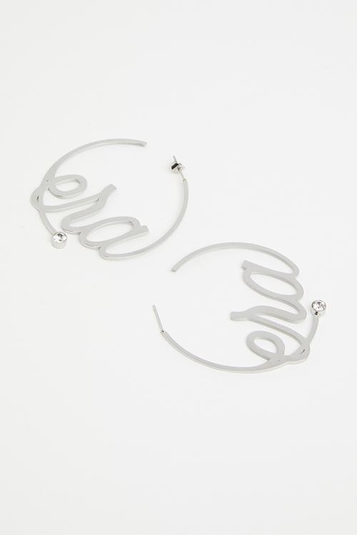 Era Logo Hoops - Silver