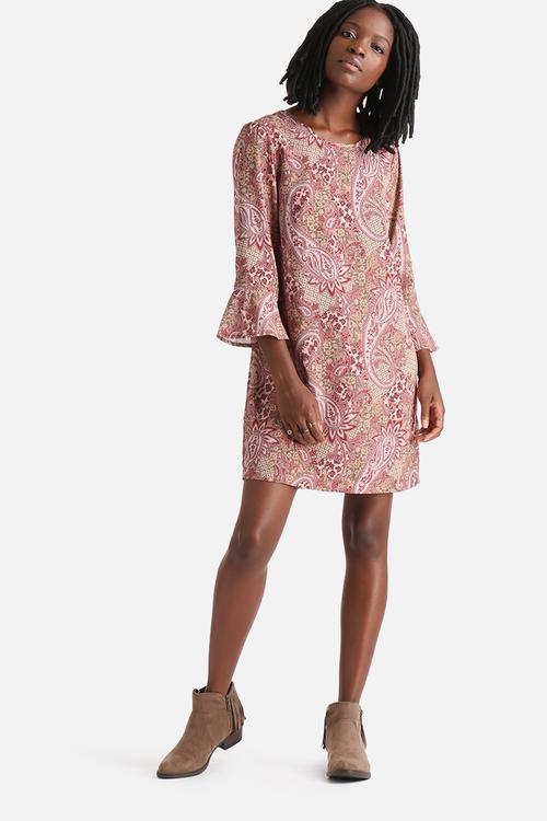 Pais 3/4 Mini Paisley Dress 