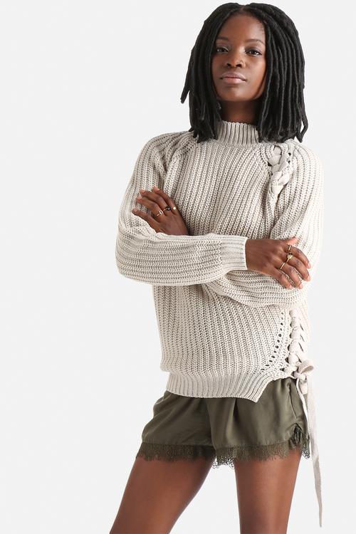 Keiko Plaited Sweater 