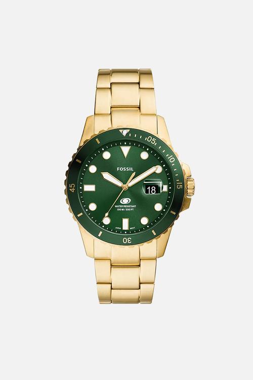 Fossil blue - gold