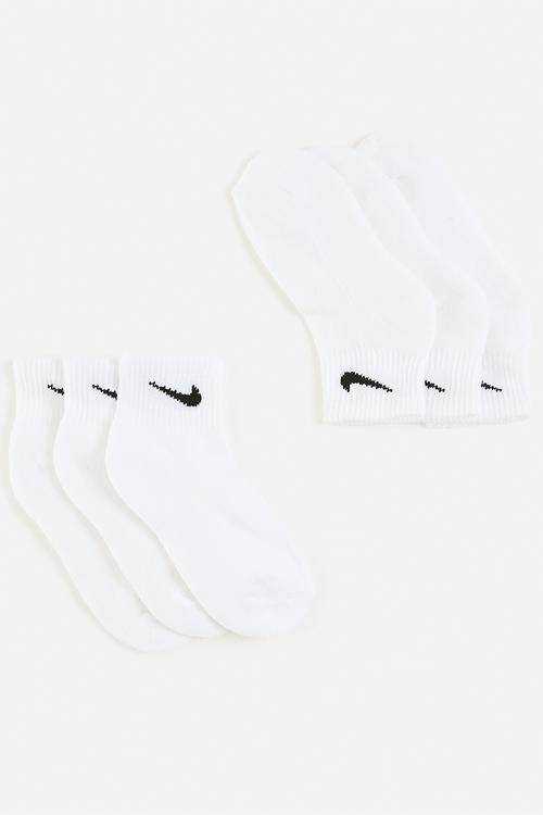 Nike ankle socks 3-pack - white