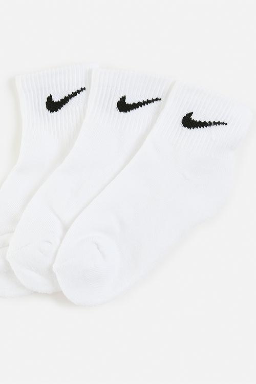 Nike ankle socks 3-pack - white
