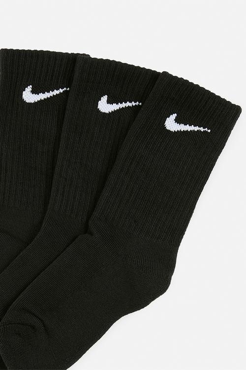 Nike crew socks 3-pack - black