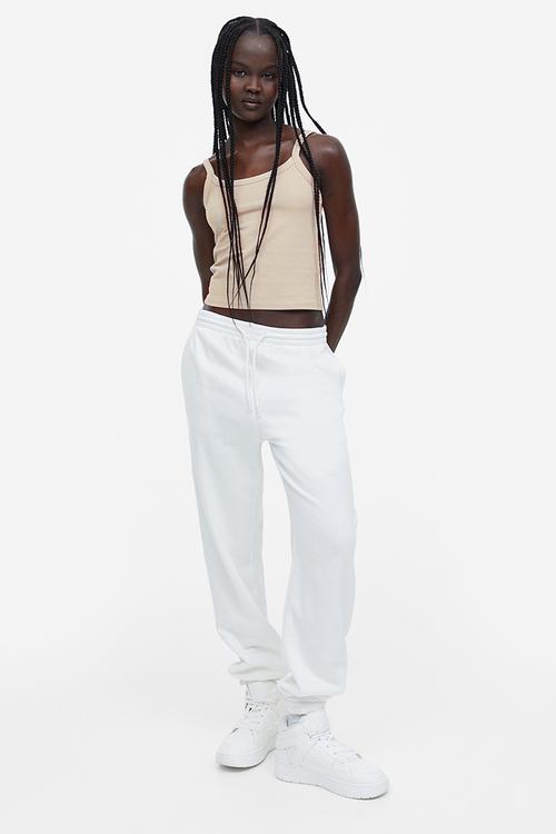Cotton vest top - beige